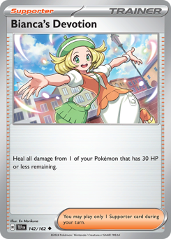 Bianca's Devotion, Temporal Forces #142, Pokémon TCG card