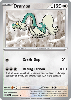 Drampa, Temporal Forces #138, Pokémon TCG card