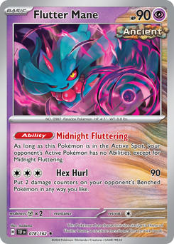 Flutter Mane, Temporal Forces #78, Pokémon TCG card