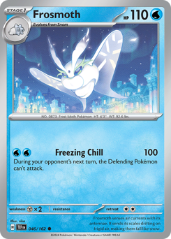Frosmoth, Temporal Forces #46, Pokémon TCG card