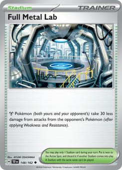 Full Metal Lab, Temporal Forces #148, Pokémon TCG card