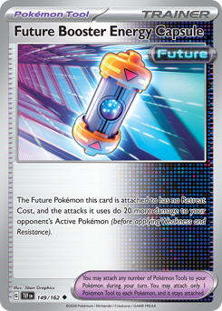 Future Booster Energy Capsule, Temporal Forces #149, Pokémon TCG card