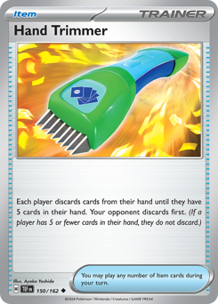 Hand Trimmer, Temporal Forces #150, Pokémon TCG card