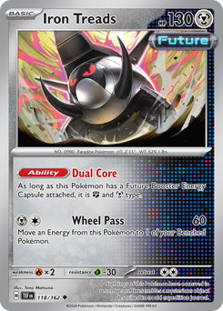 Iron Treads, Temporal Forces #118, Pokémon TCG card