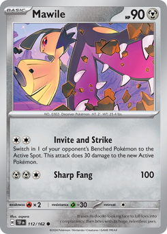Mawile, Temporal Forces #112, Pokémon TCG card