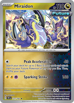 Miraidon, Temporal Forces #121, Pokémon TCG card