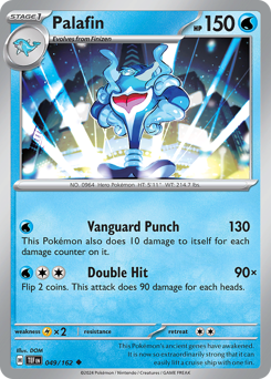 Palafin, Temporal Forces #49, Pokémon TCG card