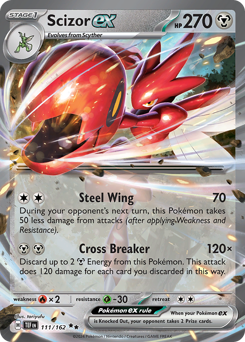 Scizor ex, Temporal Forces #111, Pokémon TCG card