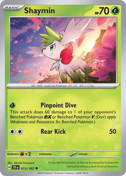 Shaymin, Temporal Forces #13, Pokémon TCG card