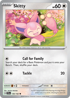 Skitty, Temporal Forces #130, Pokémon TCG card