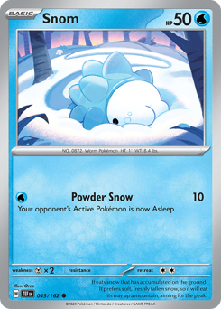 Snom, Temporal Forces #45, Pokémon TCG card