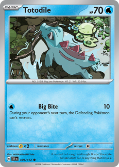 Totodile, Temporal Forces #39, Pokémon TCG card