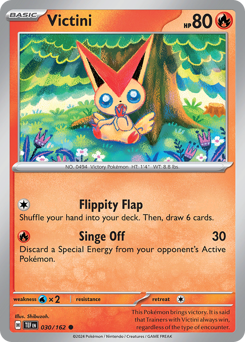 Victini, Temporal Forces #30, Pokémon TCG card