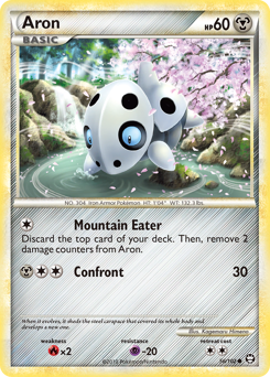 Aron, Triumphant #56, Pokémon TCG card