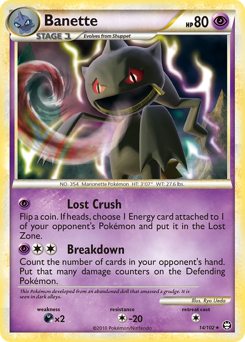 Banette, Triumphant #14, Pokémon TCG card