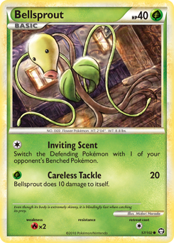 Bellsprout, Triumphant #57, Pokémon TCG card