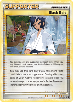 Black Belt, Triumphant #85, Pokémon TCG card