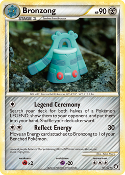 Bronzong, Triumphant #15, Pokémon TCG card