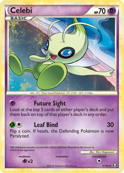 Celebi, Triumphant #3, Pokémon TCG card