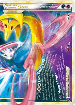 Darkrai & Cresselia LEGEND, Triumphant #100, Pokémon TCG card