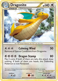 Dragonite, Triumphant #18, Pokémon TCG card