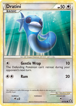 Dratini, Triumphant #62, Pokémon TCG card
