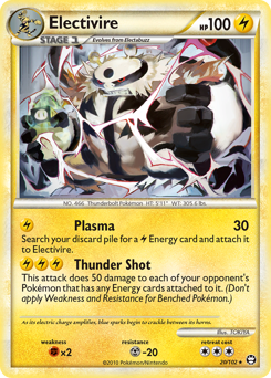 Electivire, Triumphant #20, Pokémon TCG card