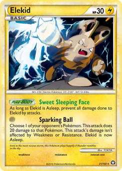 Elekid, Triumphant #21, Pokémon TCG card