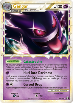 Gengar, Triumphant #94, Pokémon TCG card