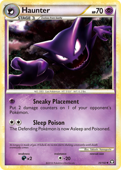 Haunter, Triumphant #35, Pokémon TCG card
