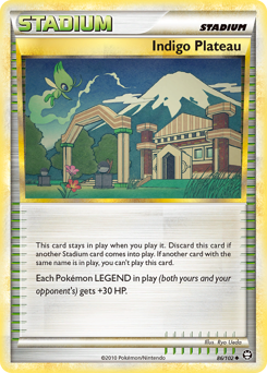 Indigo Plateau, Triumphant #86, Pokémon TCG card