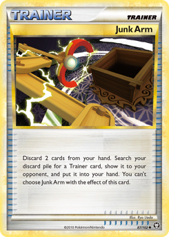 Junk Arm, Triumphant #87, Pokémon TCG card