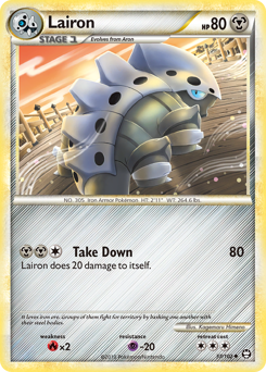 Lairon, Triumphant #37, Pokémon TCG card