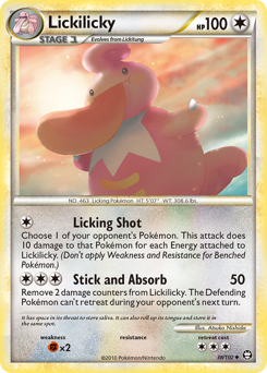 Lickilicky, Triumphant #38, Pokémon TCG card
