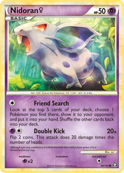 Nidoran ♀, Triumphant #69, Pokémon TCG card