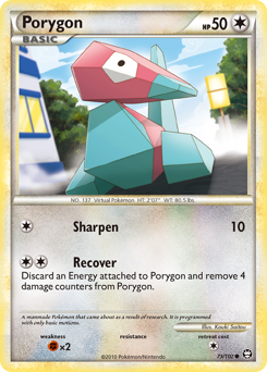 Porygon, Triumphant #73, Pokémon TCG card