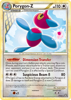 Porygon-Z, Triumphant #7, Pokémon TCG card