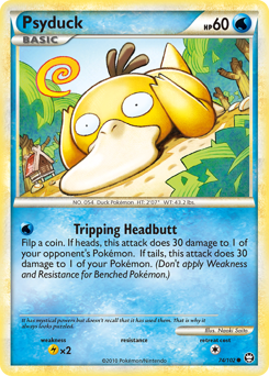 Psyduck, Triumphant #74, Pokémon TCG card