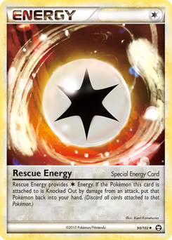 Rescue Energy, Triumphant #90, Pokémon TCG card