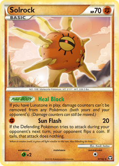 Solrock, Triumphant #9, Pokémon TCG card