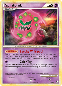 Spiritomb, Triumphant #10, Pokémon TCG card