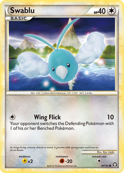 Swablu, Triumphant #78, Pokémon TCG card