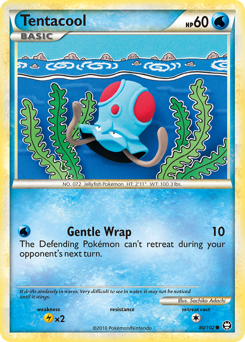 Tentacool, Triumphant #80, Pokémon TCG card