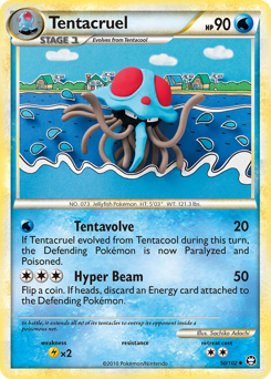Tentacruel, Triumphant #50, Pokémon TCG card