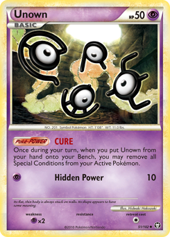 Unown, Triumphant #51, Pokémon TCG card