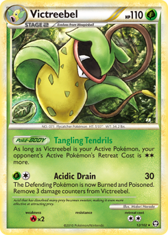 Victreebel, Triumphant #12, Pokémon TCG card
