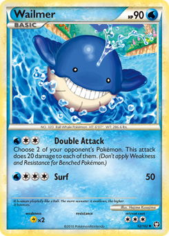 Wailmer, Triumphant #52, Pokémon TCG card