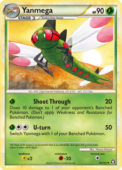 Yanmega, Triumphant #54, Pokémon TCG card