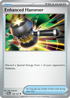 Enhanced Hammer, Twilight Masquerade #148, Pokémon TCG card