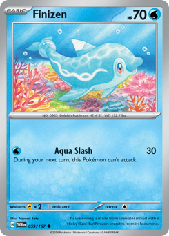 Finizen, Twilight Masquerade #59, Pokémon TCG card